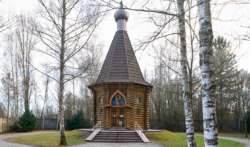 Russisch-orthodoxe Kapelle. Das Foto ist von 2017. (KZ-Gedenk·stätte Dachau)