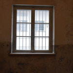 Blick in die ehemalige Zelle von Georg Elser im Lagergefängnis