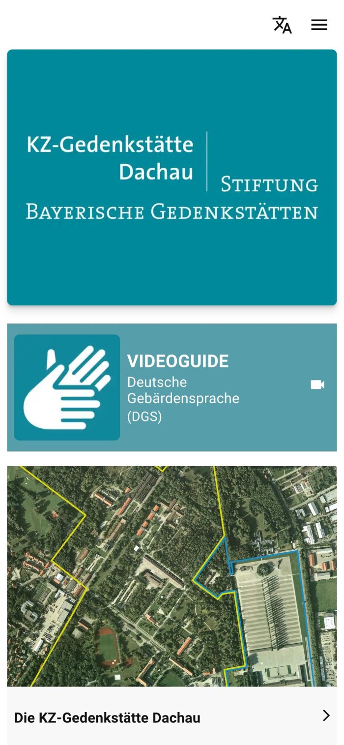 Vorschau Startbildschirm