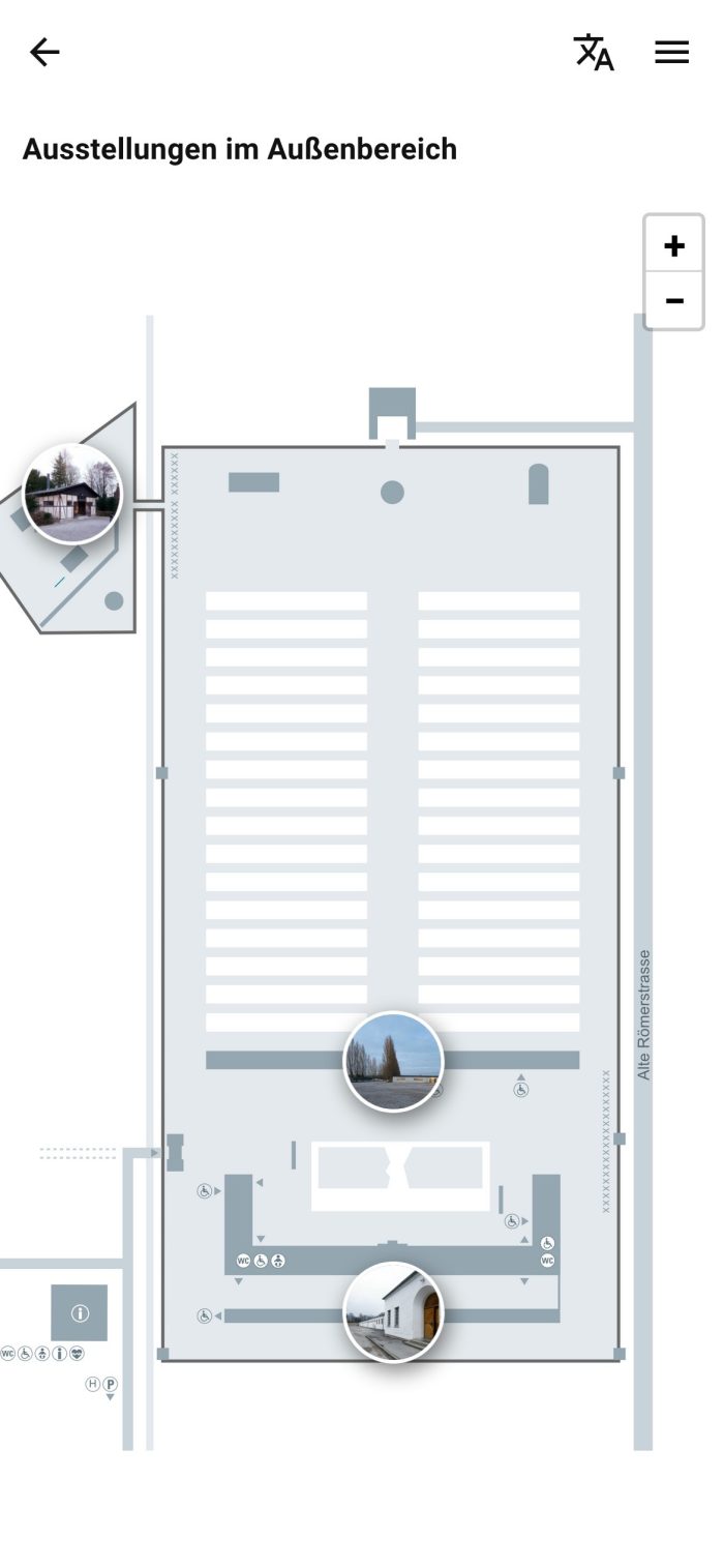 Vorschau Lageplan in der App