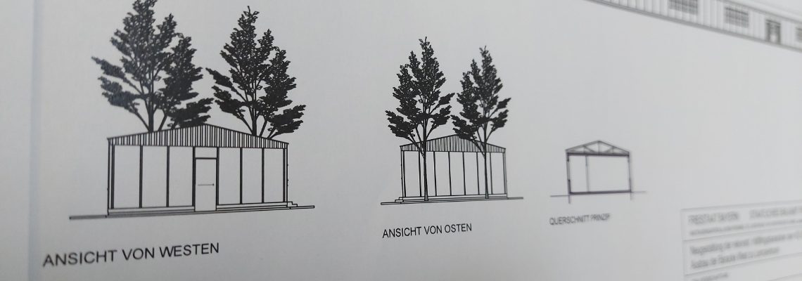 Abbildung einer architektonischen Zeichnung