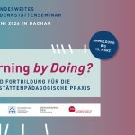 Key Visual 70. bundesweites Gedenkstättenseminar