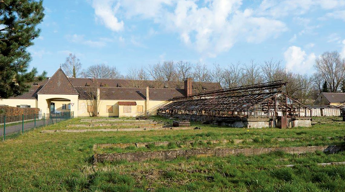 Ehemaliges Gelände „Kräutergarten“ der SS-Versuchsgüter in Dachau.